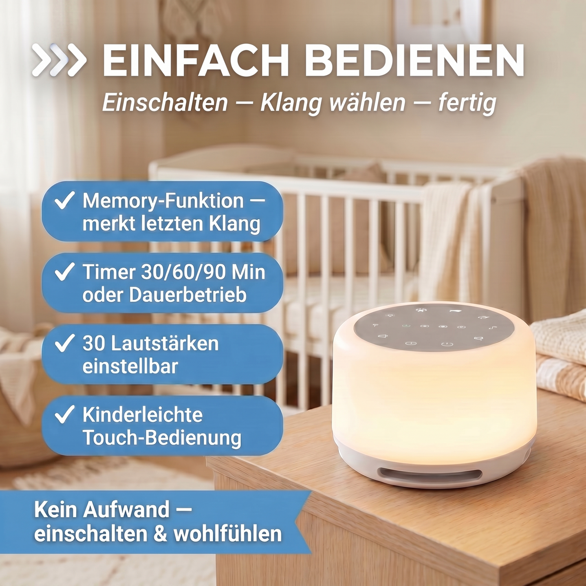 Slumly Dreamlight Home - Einschlafhilfe mit Nachtlicht